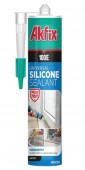 Силикон универсальный 100Е, черный 280мл, Akfix (SA013)