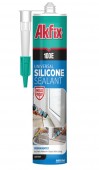 Силикон универсальный 100Е, прозрачный 280мл, Akfix (SA041)