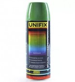 Краска аэрозольная акриловая хаки глянец, универсальная, RAL 6002 400мл, UNIFIX (Арабские Эмираты) (951025)