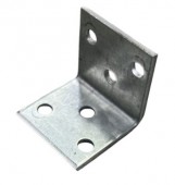 Кутник перфорований 30х30х30мм, оцинкований, UF (уп.-50шт)