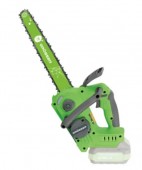 Пила ланцюгова акумуляторна GCS 120HS, шина 12"/305мм, ланцюг 1/4", 62 ланок, без АКБ та ЗУ, Grosser