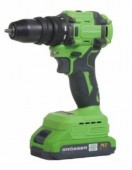 Дриль-шуруповерт 20В акумуляторний GCD21Q, безщітковий двигун, КМ 52 Нм, 1 АКБ 20В 2а/г, ЗУ, кейс, Grosser