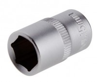 Головка 1/2" 15мм, INTERTOOL (ET-2015)