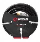 Шланг пневматический резиновый армированный, до  20Атм, 8*15мм, 10м с быстросъемами, INTERTOOL (PT-1731)