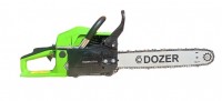Бензопила ланцюгова DT-01, шина 16"/400мм, 45 см3 2-тактний двигун, ком-ція: шина, ланцюг, металевий зубчастий упор, DOZER