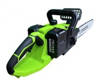 Пила цепная аккумуляторная F40/2, шина 16"/400мм, цепь 3/8", 59 звеньев, ком-ция: шина, цепь, 2х4 А/ч АКБ и ЗУ, DOZER