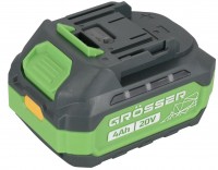 Аккумуляторная батарея 20В, 4А/час + Power Bank Type C, PRO (15C) Li-ion, Grosser