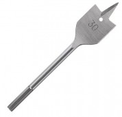 Сверло по дереву перьевое 30мм, шестигран. хв., INTERTOOL (SWF-3015)