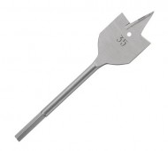 Сверло по дереву перьевое 35мм, шестигран. хв., INTERTOOL (SWF-3515)