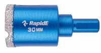 RapidE Коронка по граниту и кварцу 28мм (кварц, мрамор, бетон, гранит, керамика), Rapide