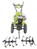 Мотоблок  DE6-1  дизельный, електро пуск, 6 л.с., привод прямой, глубина культивации 15-30см, колеса 4х10, DOZER