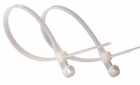 Хомут нейлон з кільцем 3,6х150 (4х150), білий, Apro