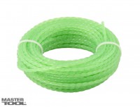 Леска для триммера армированная 3,00мм*15м,