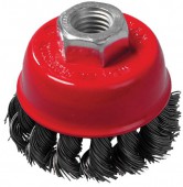 Щетка торцевая D65 из плетеной проволоки М14, MT(19-7006)