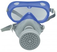 Респиратор Сталкер-1 с одним фильтром+ ОЧКИ (аналог 3М модель 3200)