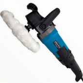 Машина полировальная 180 мм, 2200 Вт, регулировка от 0 до 3200 об/мин, плавный пуск, в комплекте полировальный круг, RIBER-Profi