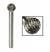 Шарошка (борфреза) по металу DX 16 кулястий наконечник, Zhwei