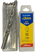 Сверло по металу 10,5мм, сталь Р6М5,  Kubis (07-01-5105)