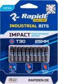 Насадка T30*25мм ПРОФИ, 1/4", с усиленным магнитом, Rapide IMPACT