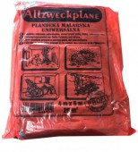 Пленка защитная плотная 60мк, 4х5м, красная, AV-Польша