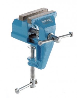 Apro Тиски слесарные неповоротные 60 мм, мини, APRO (340110) - Картинка 1
