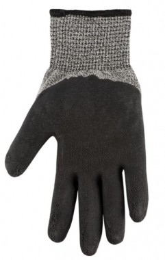 ДОЛОНІ Перчатка трикотажная с латексным покрытием,  АНТИПОРЕЗ  серий облив, размер 11", SIZAM (34011) - Картинка 1